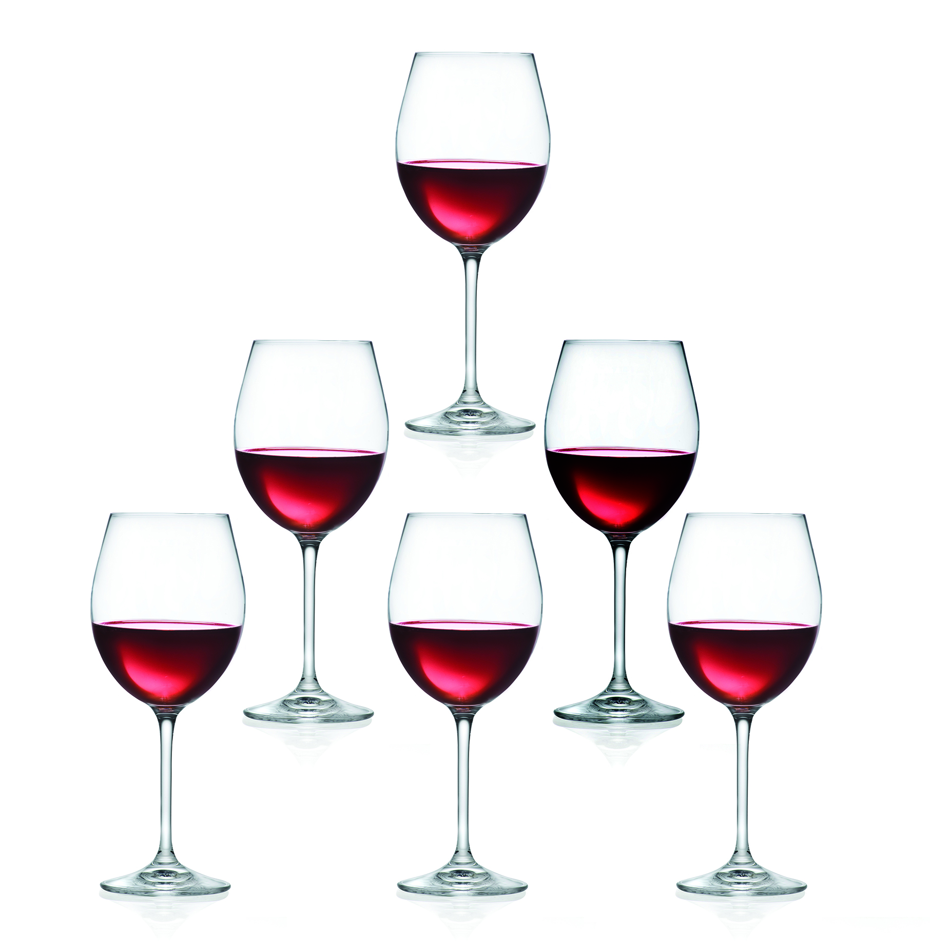 Bộ 6 ly pha lê không chì RCR Ý Invino 650ml