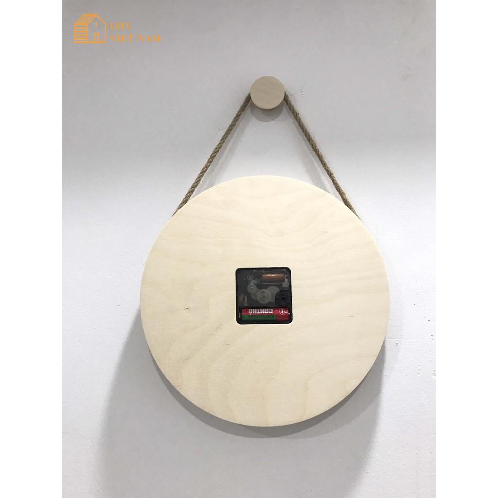Đồng hồ gỗ treo tường - Decor trang trí