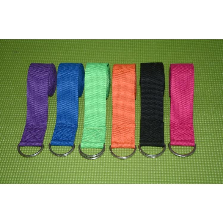 New Adjustable Sport Stretch Strap D-Ring Belts Gym Waist Leg Fitness Yoga Belt