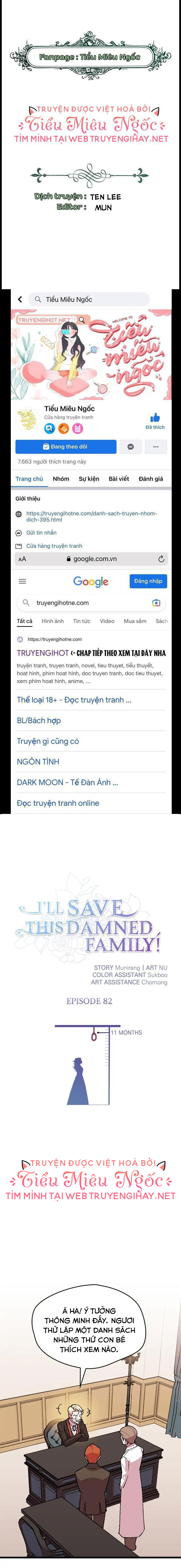 tôi sẽ cứu lấy gia tộc sắp sụp đổ chapter 82 1