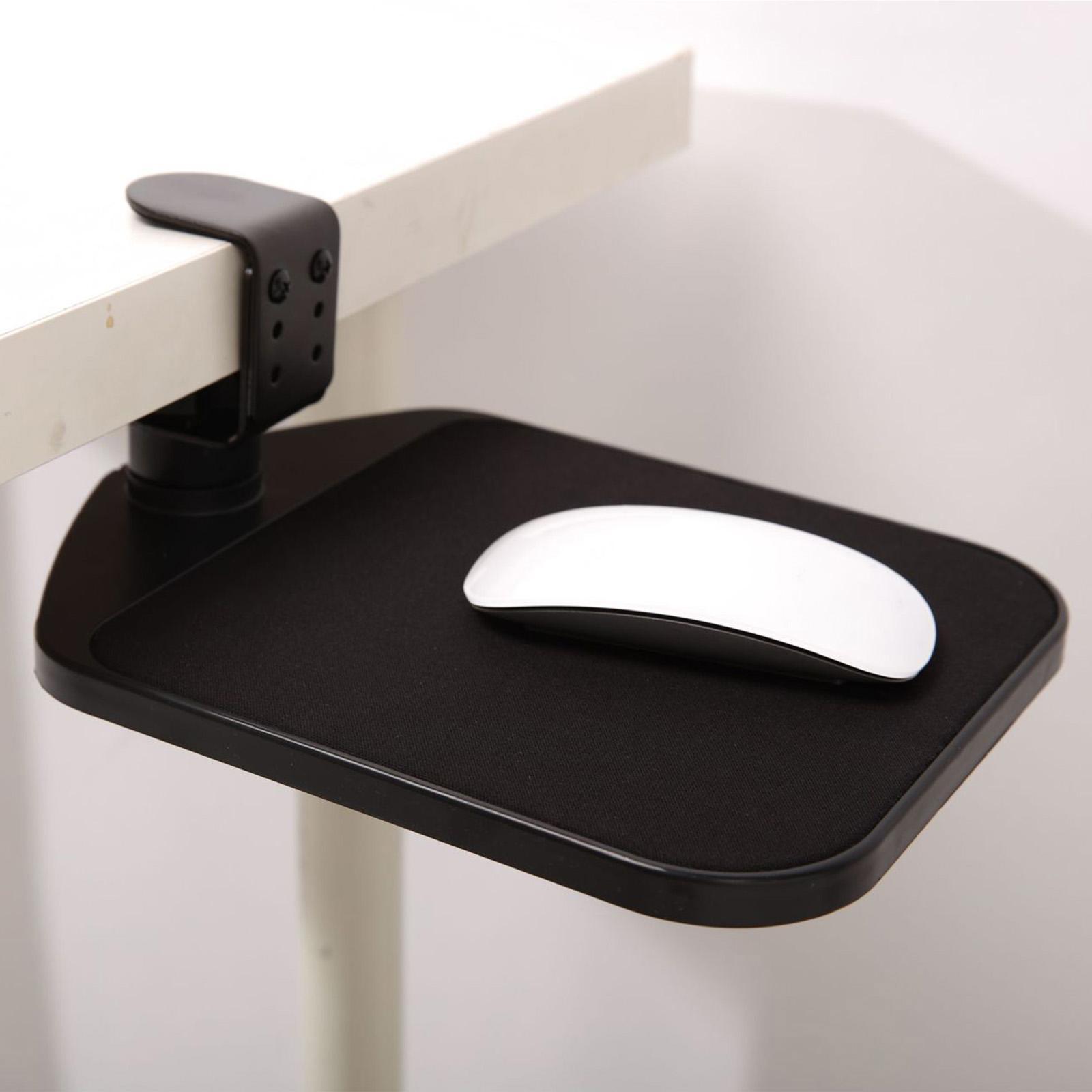 Adjustable Mouse Pad Clip On Desktop Device Holder Table Mount for Work Home