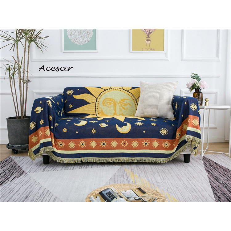 Thảm Chăn Sofa Acescor TVT14 230x180 cm - Phong Cách Scandinavian Bắc Âu, Chăn Phủ Sofa, Thảm Trải Sàn, Trải Bàn, Chăn Đắp, Trang Trí Phòng Khách, Phòng Ngủ, Homestay, Chung Cư (Sofa Blanket Acescor)