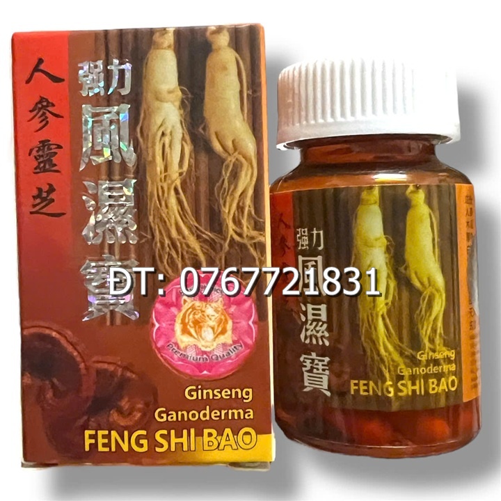 Nhân sâm linh chi Cường Lực phong thấp bảo - Ginseng Ganoderma Feng Shi Bao - Xuất xứ: Malaysia - Mã số 1506