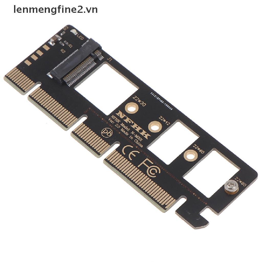 {FCC} PCIe NVMe m.2 ngff ssd to pci-e pci express 3.0 x4 x8 x16 adapter card convert {lenmengfine2}