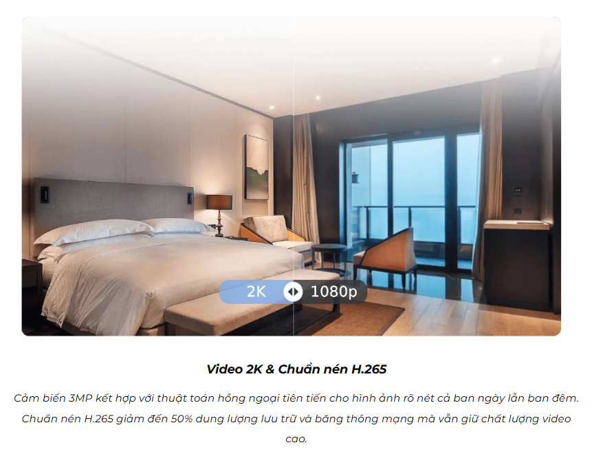 Camera IMOU Cue 2, Camera Wifi độ phân giải 2 megapixel, đàm thoại 2 chiều, phát hiện người bằng AI thông minh - Hàng Chính Hãng