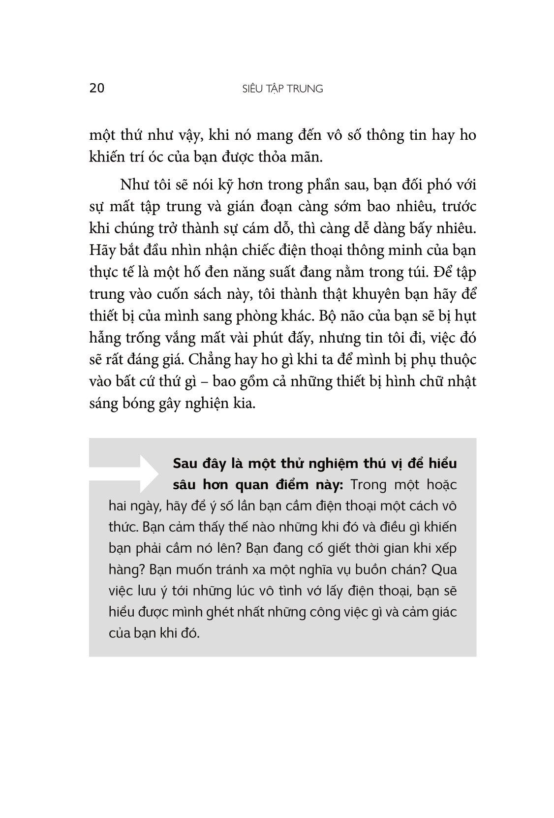Siêu Tập Trung - Tăng Hiệu Quả Trong Một Thế Giới Đa Đoan