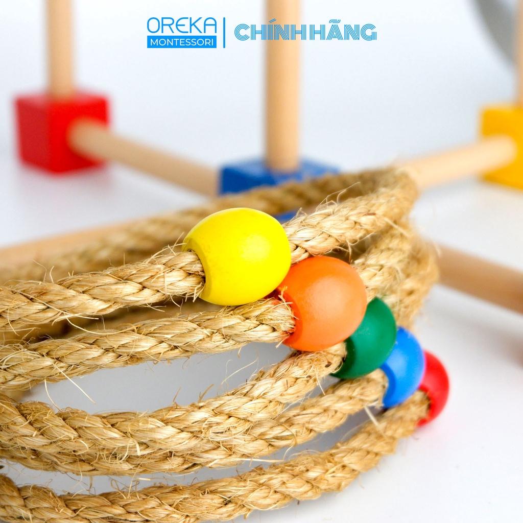 Đồ chơi trẻ em Oreka Montessori Ném vòng - 0391100