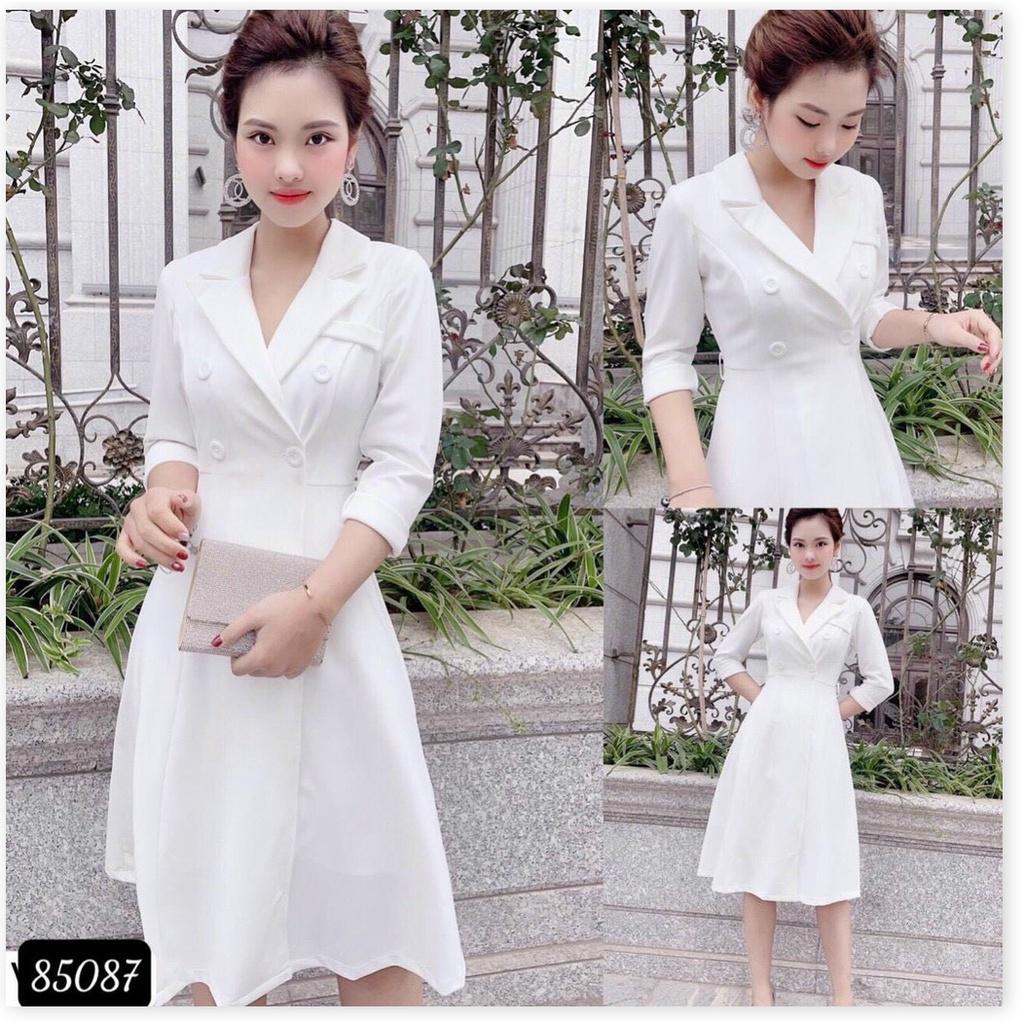 ĐẦM XOÈ TRẮNG VINTAGE SANG TRỌNG XINH XẮN , CHO CÁC NÀNG/ CÓ ĐỦ SIZE KME FASHION