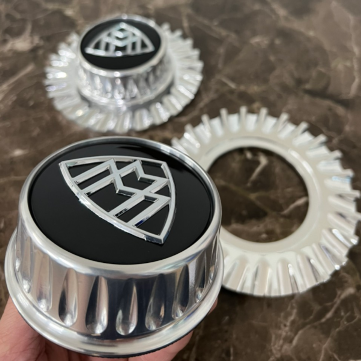 Logo chụp mâm, ốp lazang bánh xe ô tô Maybach BC-TY - Chất liệu hợp kim nhôm cao cấp