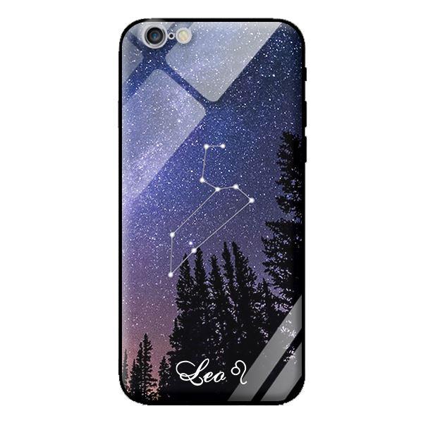 Ốp kính 12 cung Hoàng Đạo cho iPhone 6 Plus Leo - Hàng chính hãng