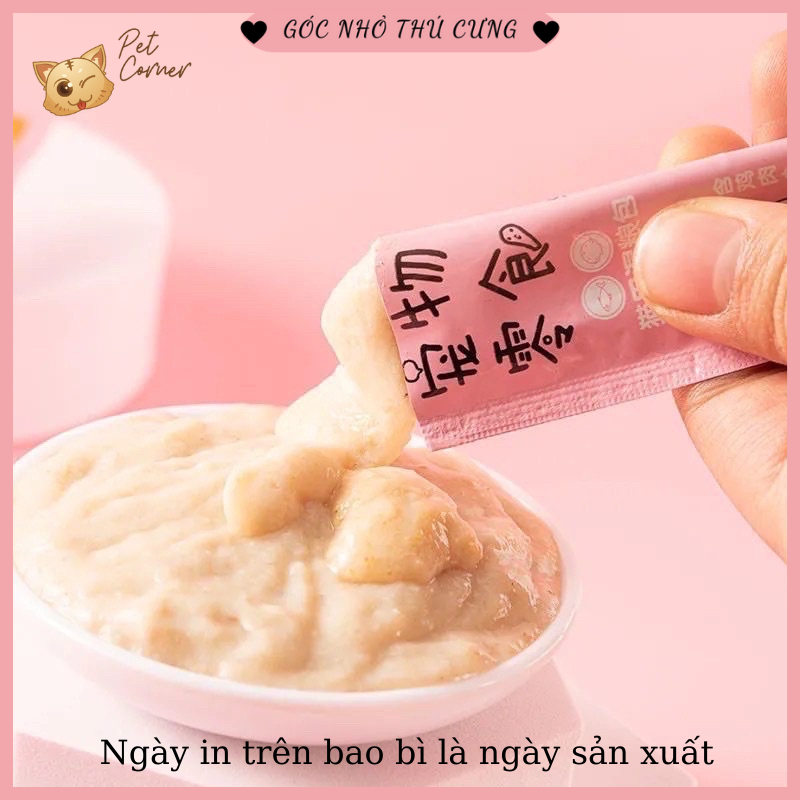 Súp thưởng cho mèo Shizuka 15gr 3 vị