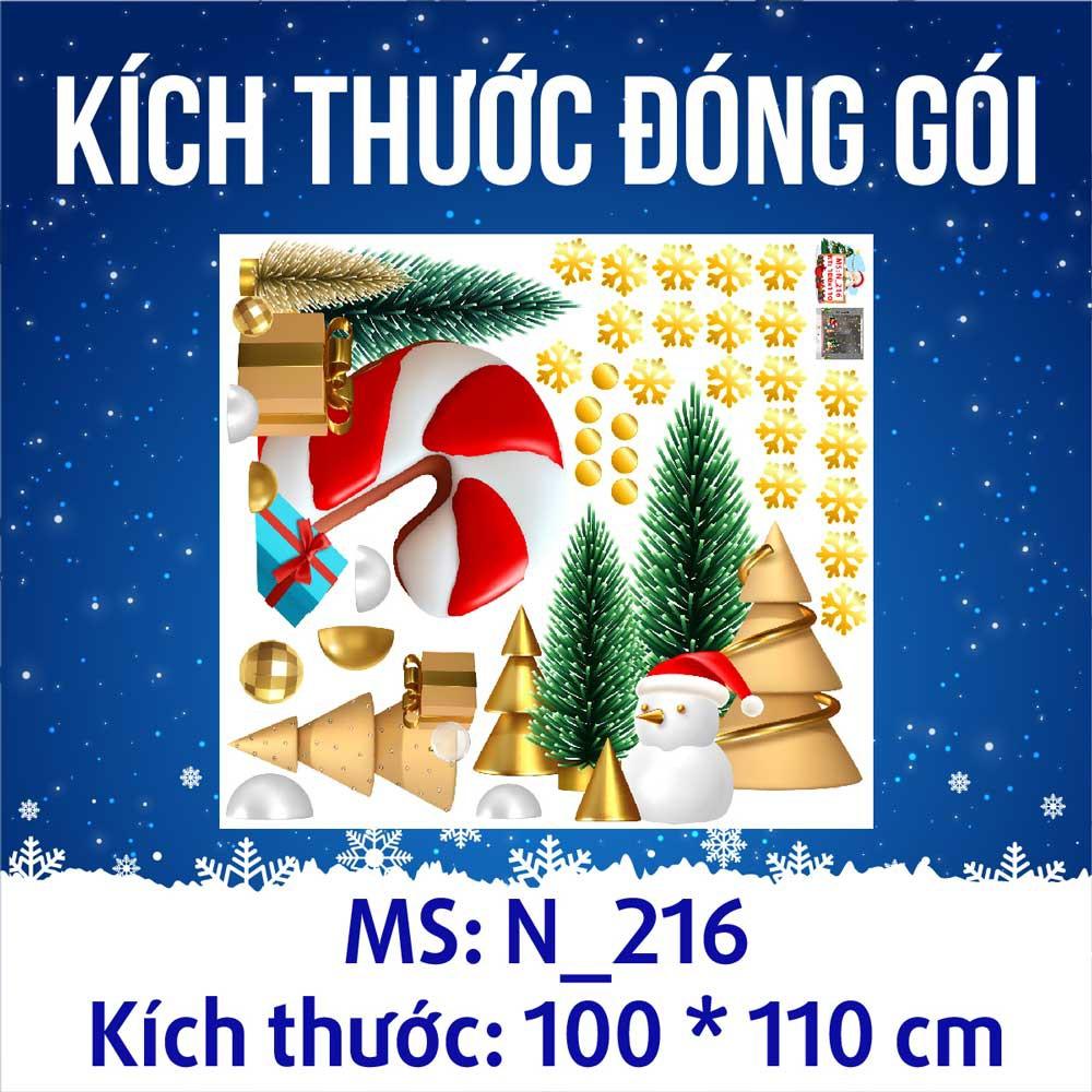 DECAL TRANG TRÍ GIÁNG SINH NOEL SỐ 122