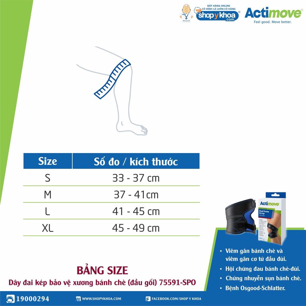 Hình ảnh Dây đai kép bảo vệ xương bánh chè (đầu gối) 75591-SPO Actimove Dual Knee Strap