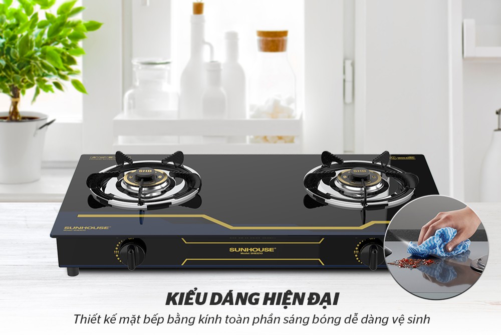 Bếp Gas Dương Kính Sunhouse SHB3210 - Hàng Chính Hãng