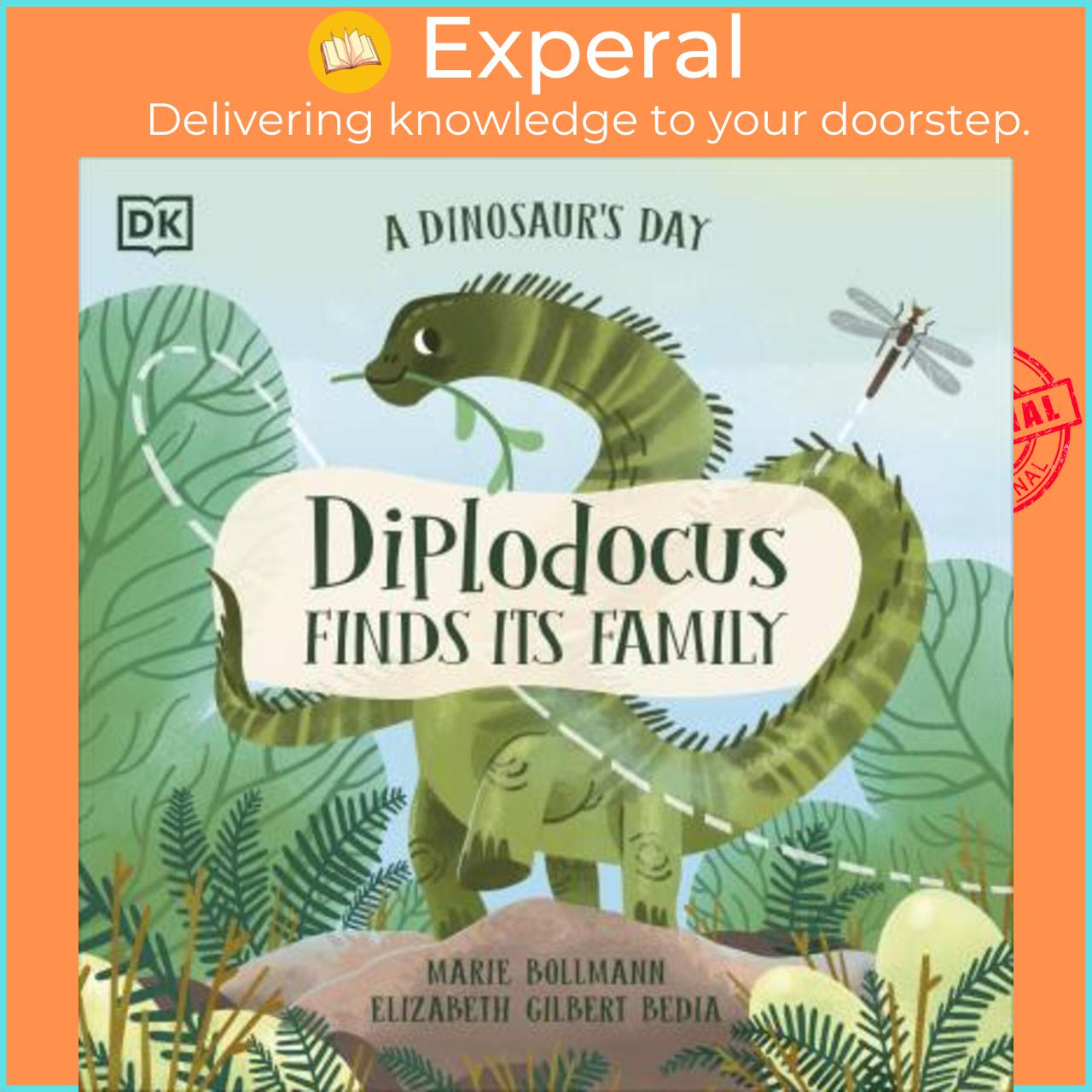 Sách - A Dinosaur's Day: Diplodocus Finds Its Family by Elizabeth Gilbert Bedia,Marie Bollmann
