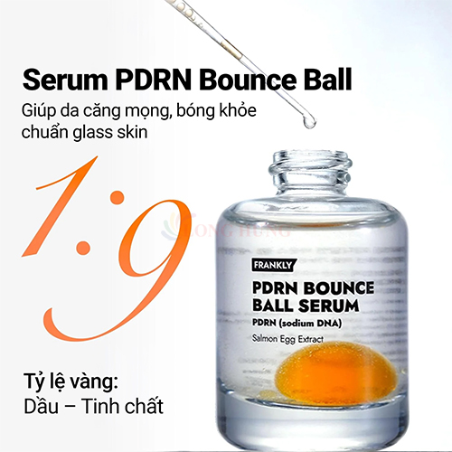 Tinh chất dưỡng da căng bóng đàn hồi Frankly PDRN Bounce Ball Serum (30ml) - Hàng chính hãng