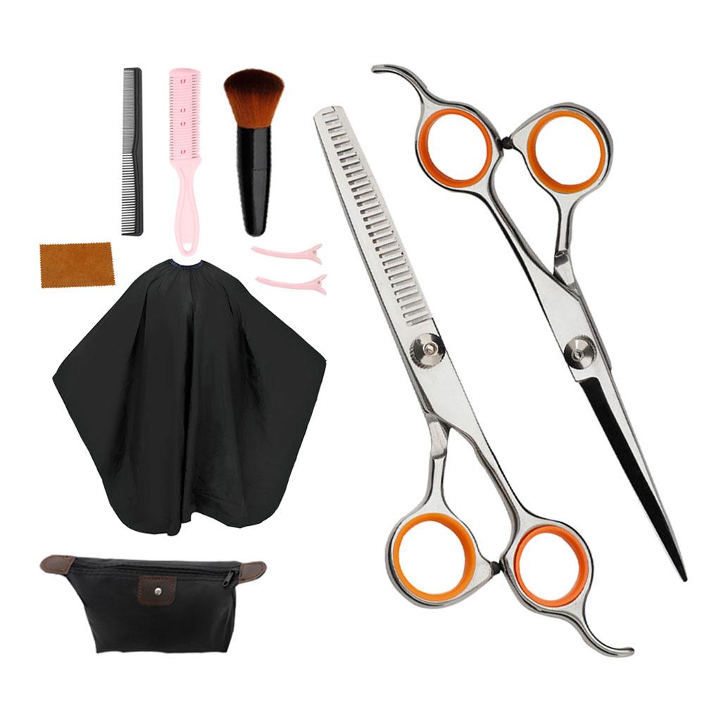 Bộ dụng cụ và phụ kiện kéo cắt tóc dành cho nam nữ Hairdressing Scissors Kit and Accessories