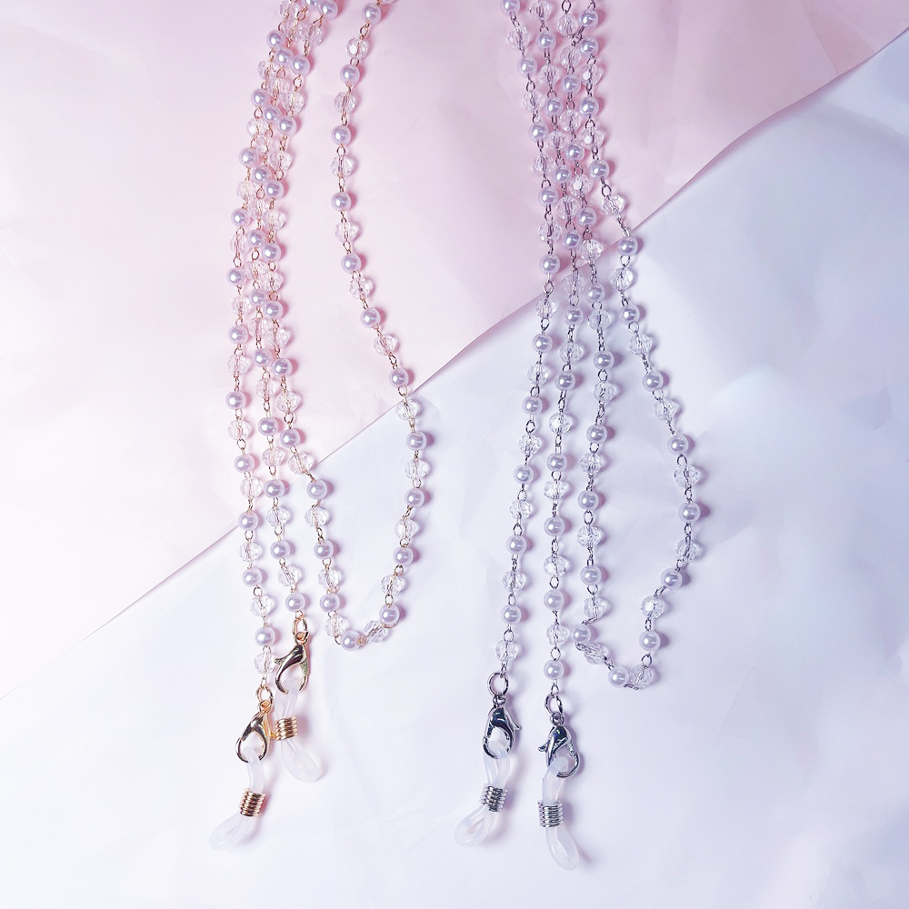 Dây đeo mắt kiếng dây đeo gọng kính mimxx hạt châu và hạt cườm độc đáo sang chảnh ấn tượng