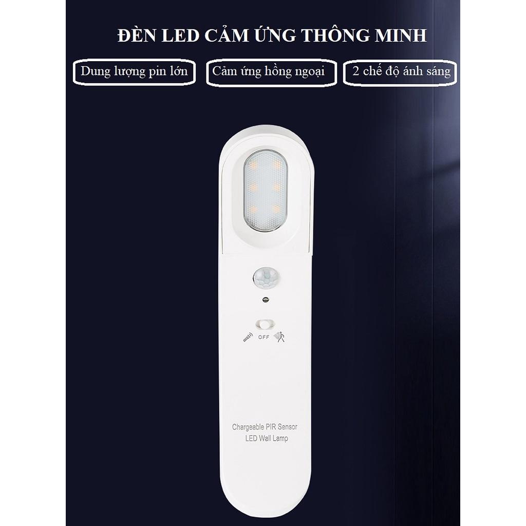 Đèn cảm ứng chuyển động I1, Đèn Led dán tường cảm biến thông minh không dây dán tủ quần áo, cầu thang, phòng ngủ