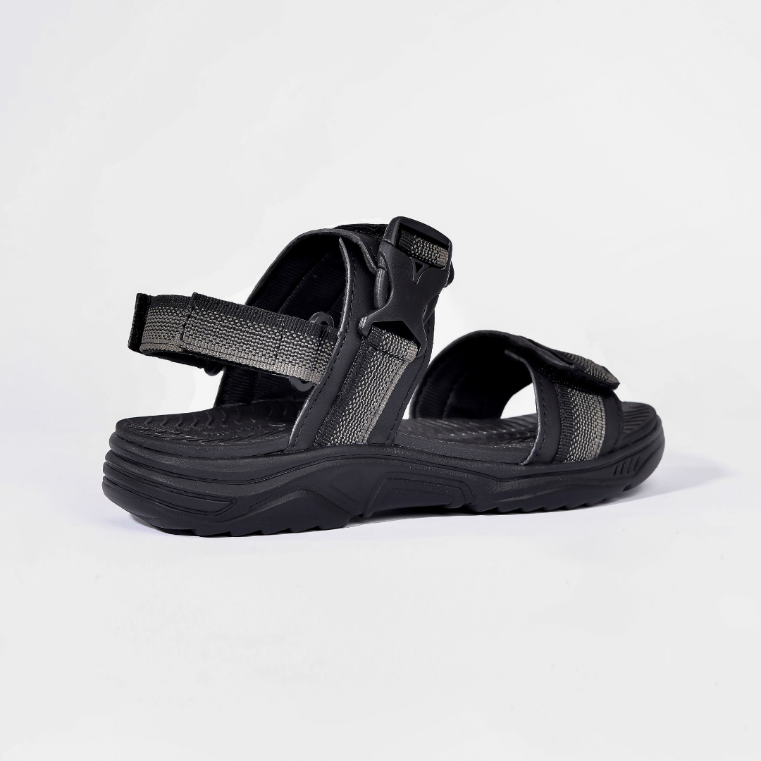 Giày Sandal Nam The Bily Quai Ngang - Xám Thổ Cẩm BL03XTC