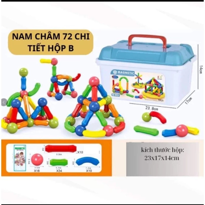 Bộ Xếp Hình Nubie Bộ Nam Châm, Lắp Ráp Xây Dựng Dính Từ Tính Giáo Dục Sáng Tạo Đồ Chơi Trẻ Em