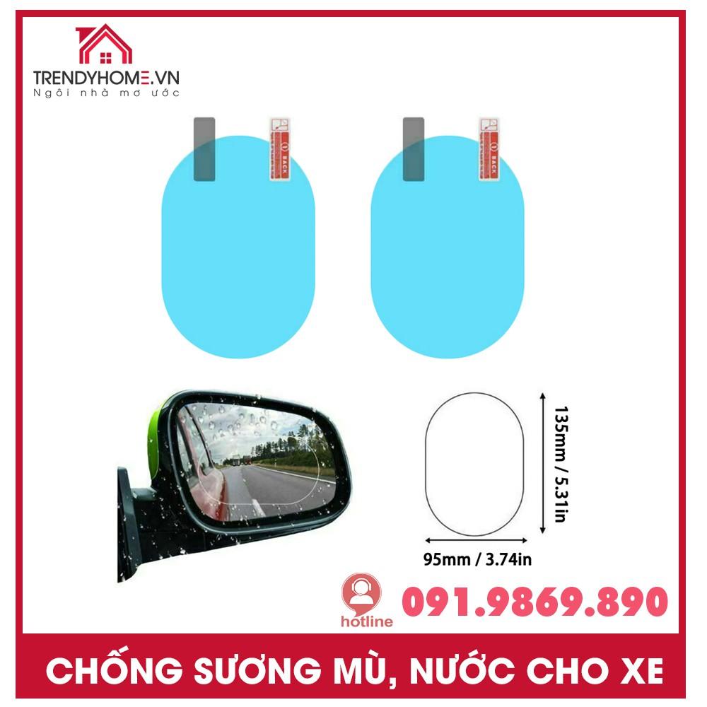 Miếng Dán Chống Nước Gương Chiếu Hậu miếng dán nano chống bám nước hiệu quả tốt