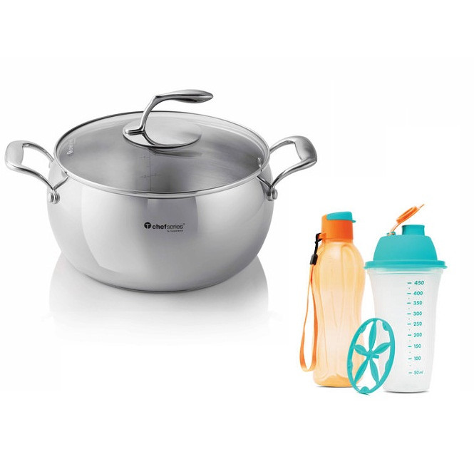 NỒI CASSEROLE 5.7L, BỘ SHAKE N GO TUPPERWARE