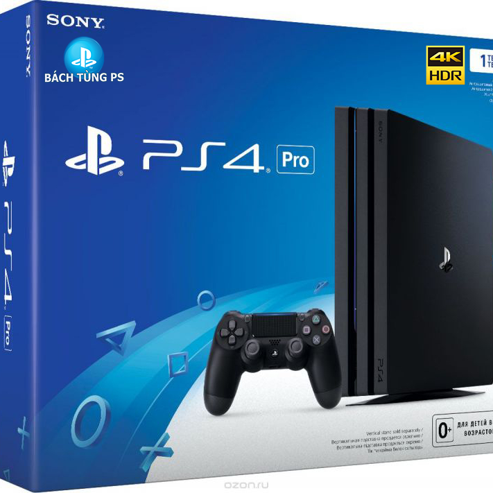 Máy Chơi Game Console Sony Playstation 4 Pro PS4 1TB CUH-7218B B01 - Hàng Chính Hãng