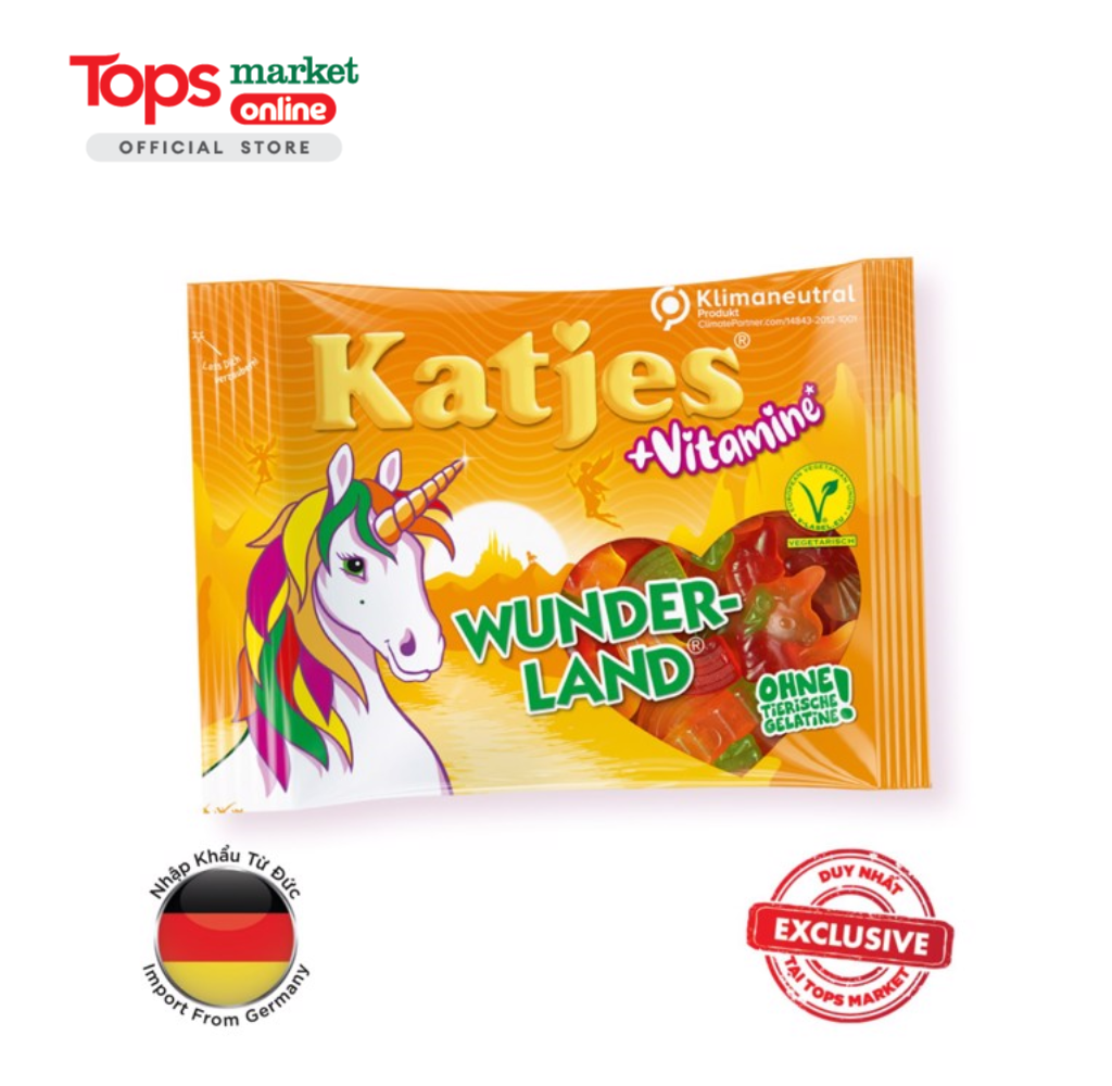 Kẹo Dẻo Trái Cây Vitamin Wunderland Katjes 175G