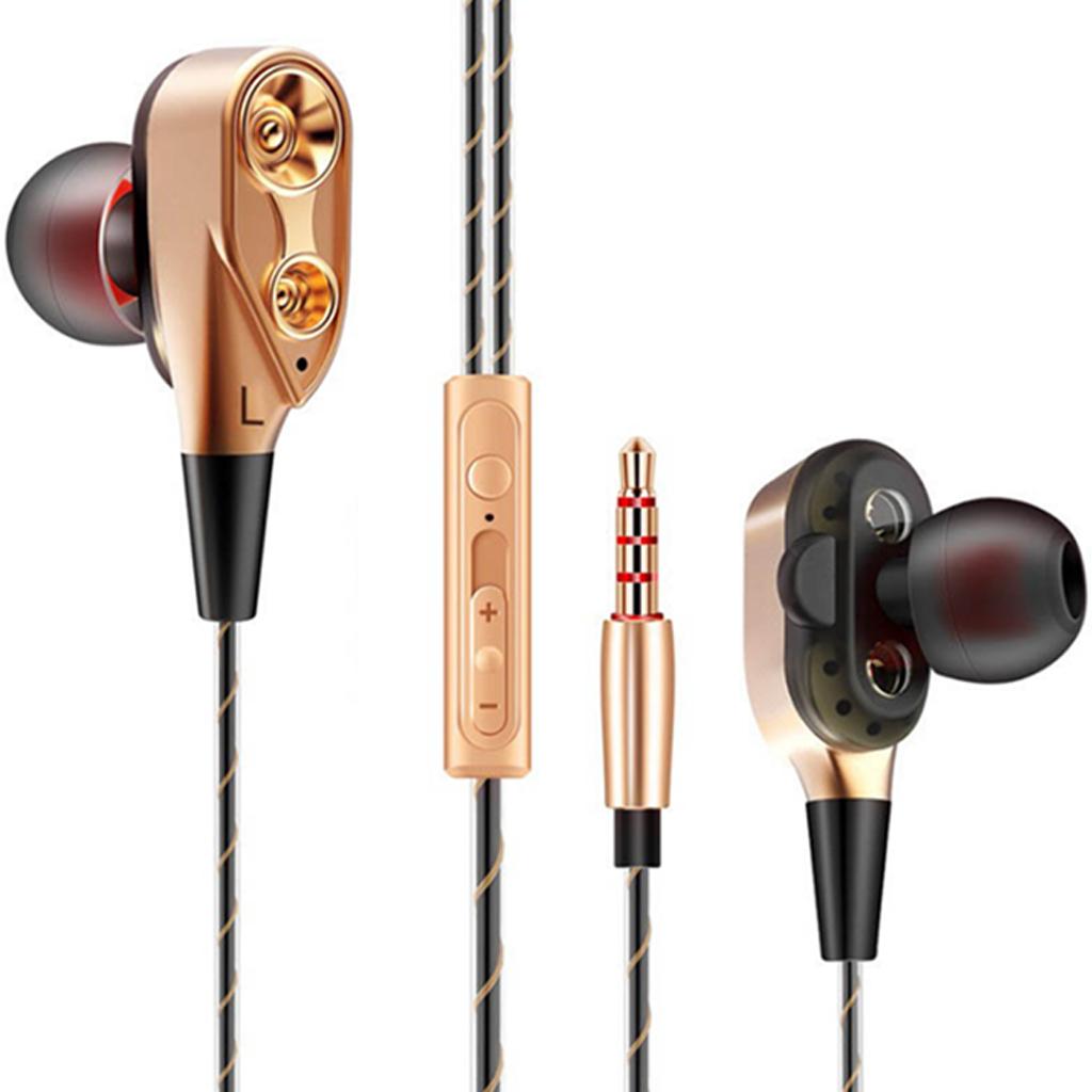 Tai Nghe Dây Thể Thao Kiểu Tai Trong Tai Nghe Tai Nghe Kèn đôi HiFi Bass