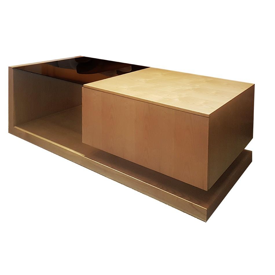 Bàn trà sofa mặt kính cường lực cho nội thất phòng khách