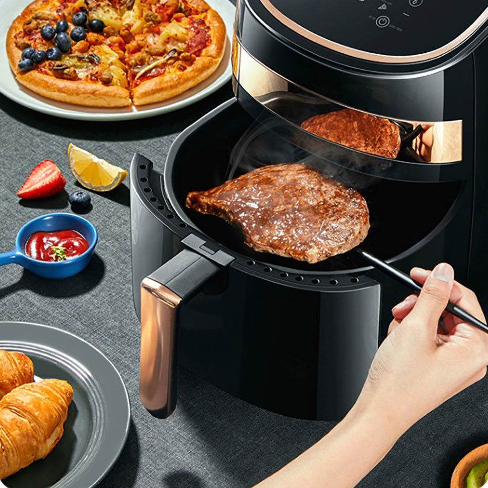 Nồi chiên không dầu Deerma Electric Owen (Air Fryer) DEM KZ100 (3L) - Hàng Nhập Khẩu