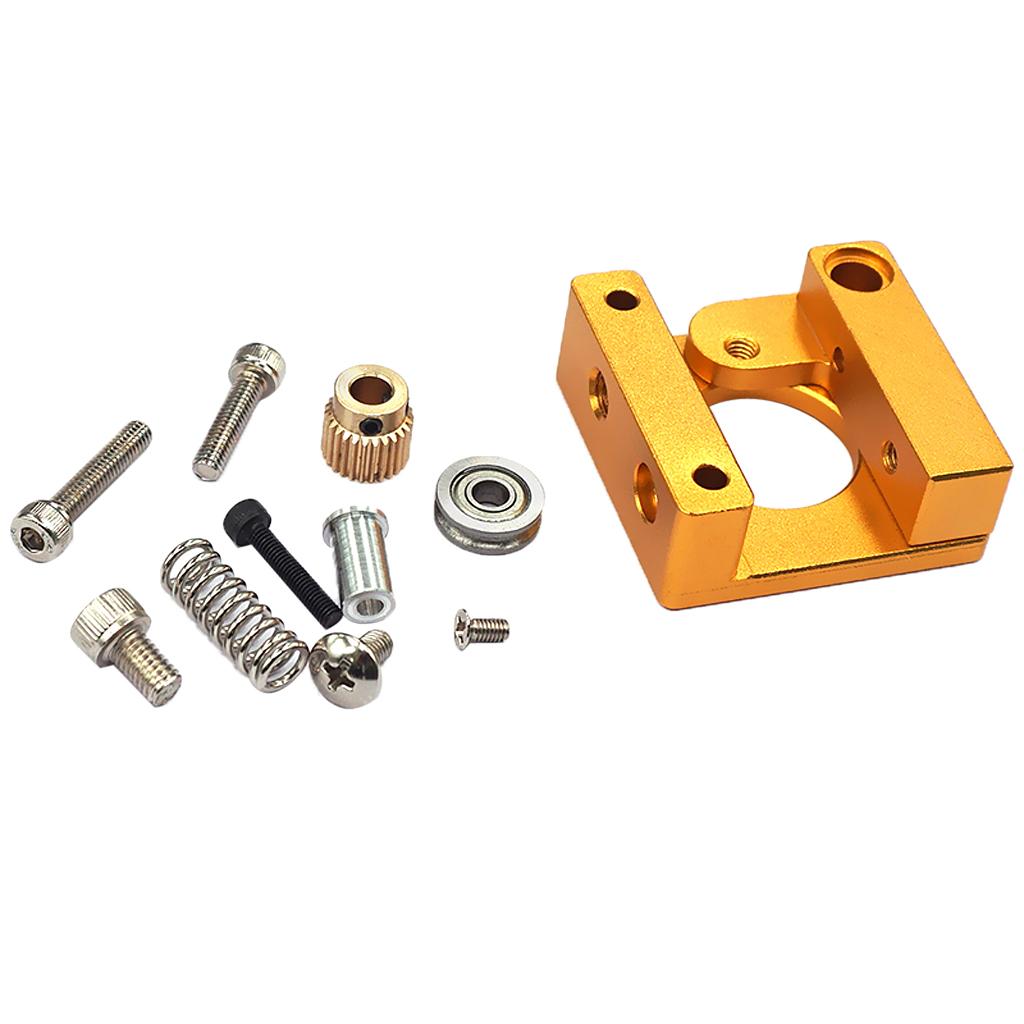 Replacement Aluminum MK8 Extruder Drive Feeder DIY Kit For Reprap 3 Types