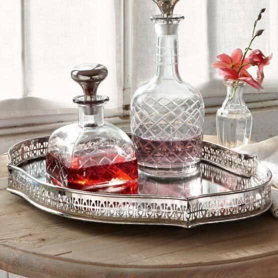 Khay Mặt Gương Loberon, Kích thước: 27 x 37 x 5cm, Nhập Đức