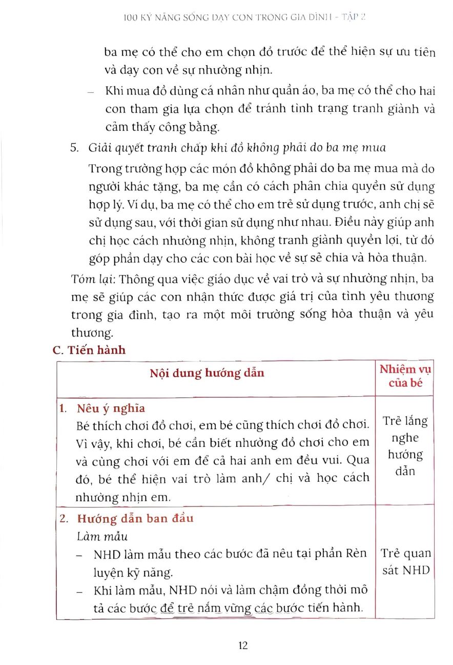100 Kỹ Năng Sống Dạy Con Trong Gia Đình (Con Từ 3 Đến 10 Tuổi) - HA