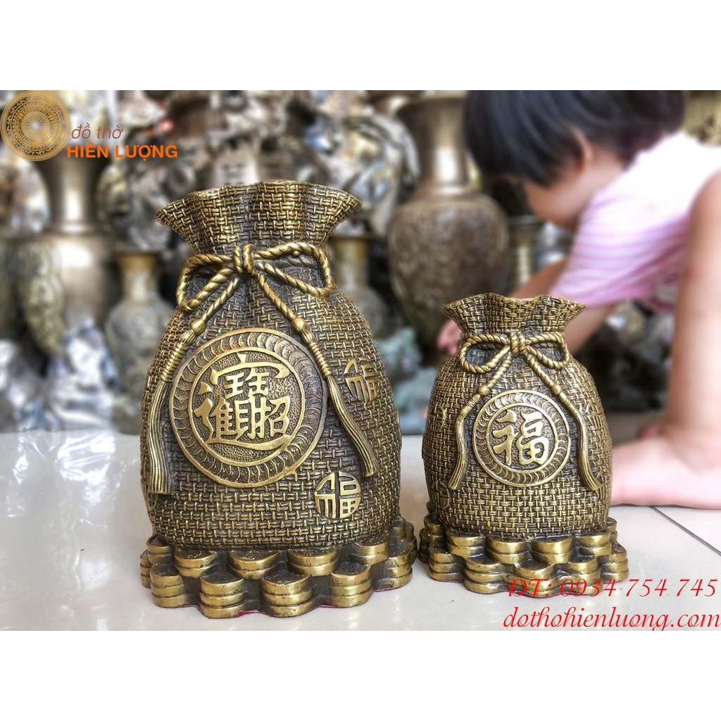 Túi Tiền Tiết Kiệm Bằng Đồng Phong Thủy
