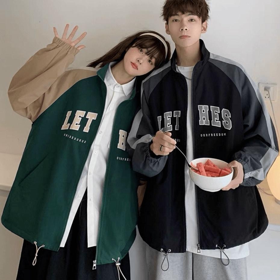 Áo khoác LETHES Dù 2 Lớp Nam Nữ và Ulzzang Unisex