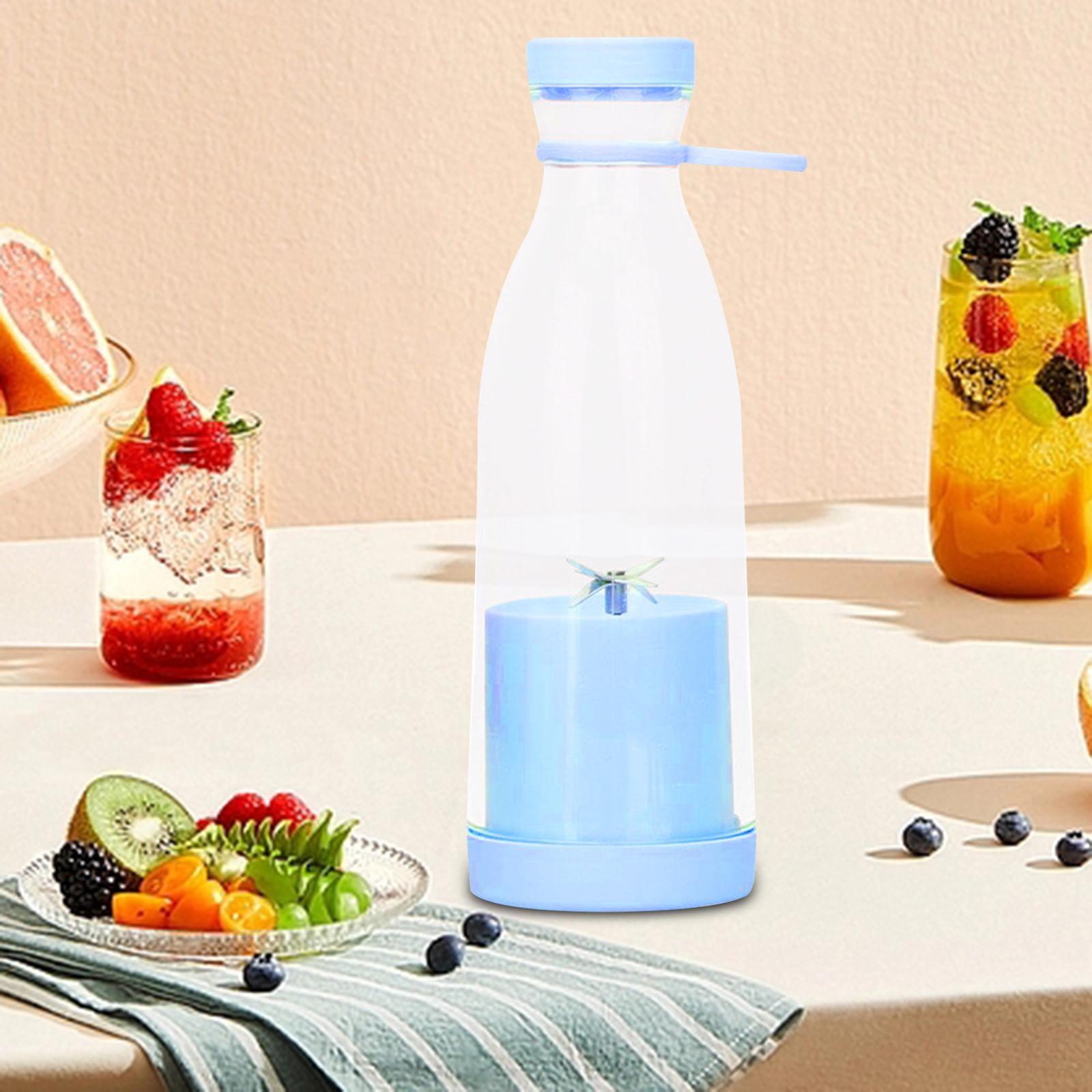 Electric Juicer Juice Mixer Portable Blender Multifunctional Office 6 Blade Personal Travel Blender Juicer Cup with Lids for Watermelon BBQ