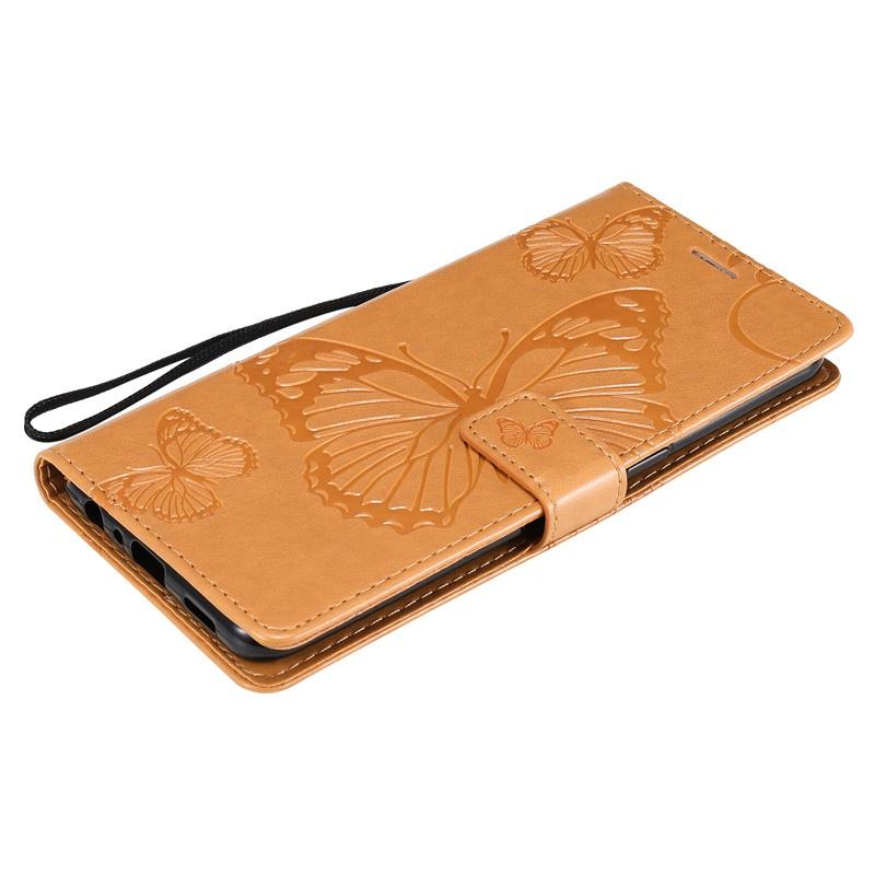 Ốp điện thoại da kiểu ví lật từ tính dập nổi hình bướm cho OPPO A73 A74 A94 4G A93 A74 A54 A94 5G F17 F19 PRO