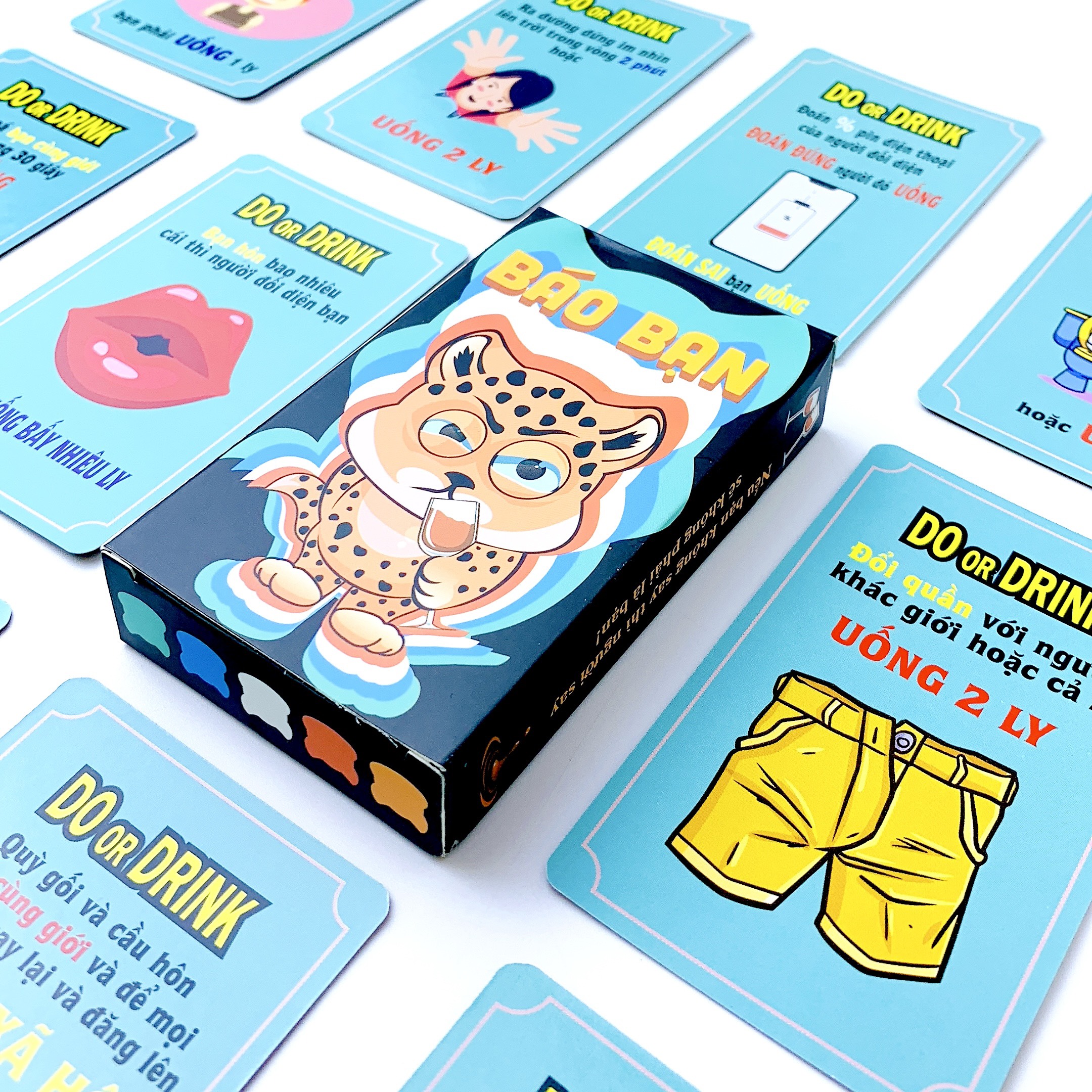 Bộ bài Báo Bạn - Drinking Game Làm hay Uống uống rượu cho cặp đôi nhóm bạn