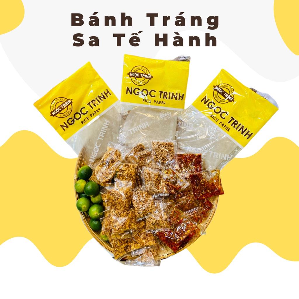 Bánh tráng sa tế hành phi (5 Túi) loại bánh tráng phơi sương xé bánh tráng Ngọc Trinh