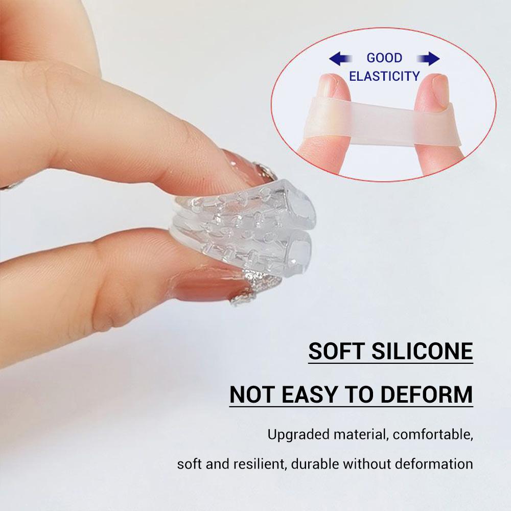 10/20 Chiếc Silicone Mũi Mũ Chống Ma Sát Thoáng Khí Bảo Vệ Ngón Chân Ngăn Ngừa Phồng Mũi Mũ Bao Da Bảo Vệ chăm Sóc Ngón Chân Corrector Color: 20pcs