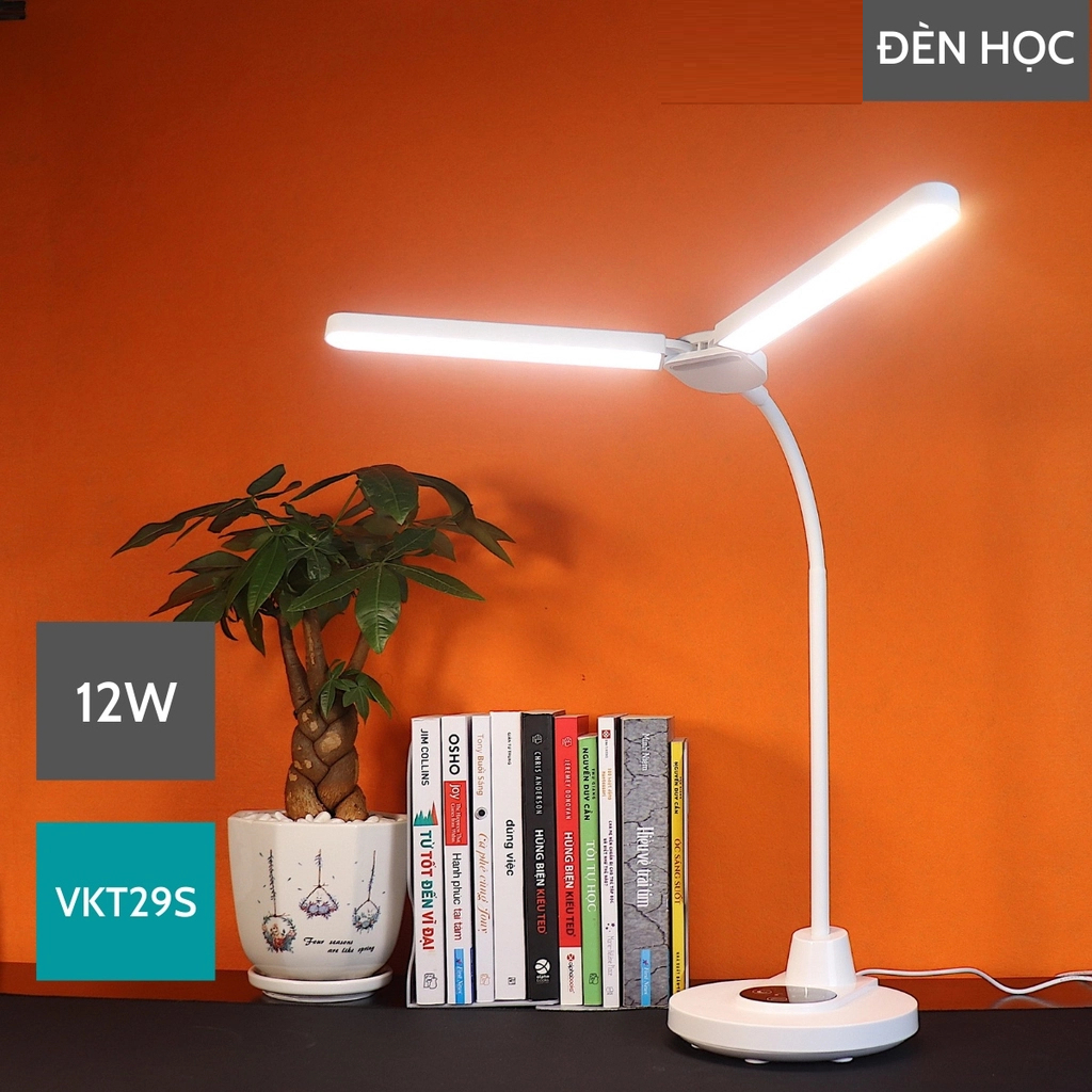 Đèn Học Chống Cận Để Bàn Thiết Kế Thông Minh  VKT29S - BH 12 tháng