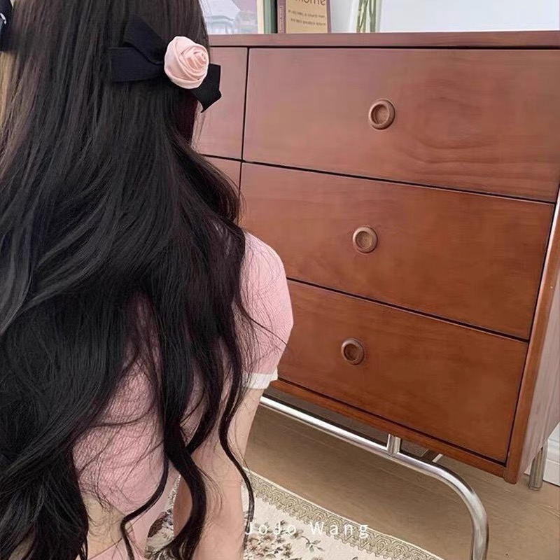 Kẹp tóc nơ hoa hồng nhiều mẫu