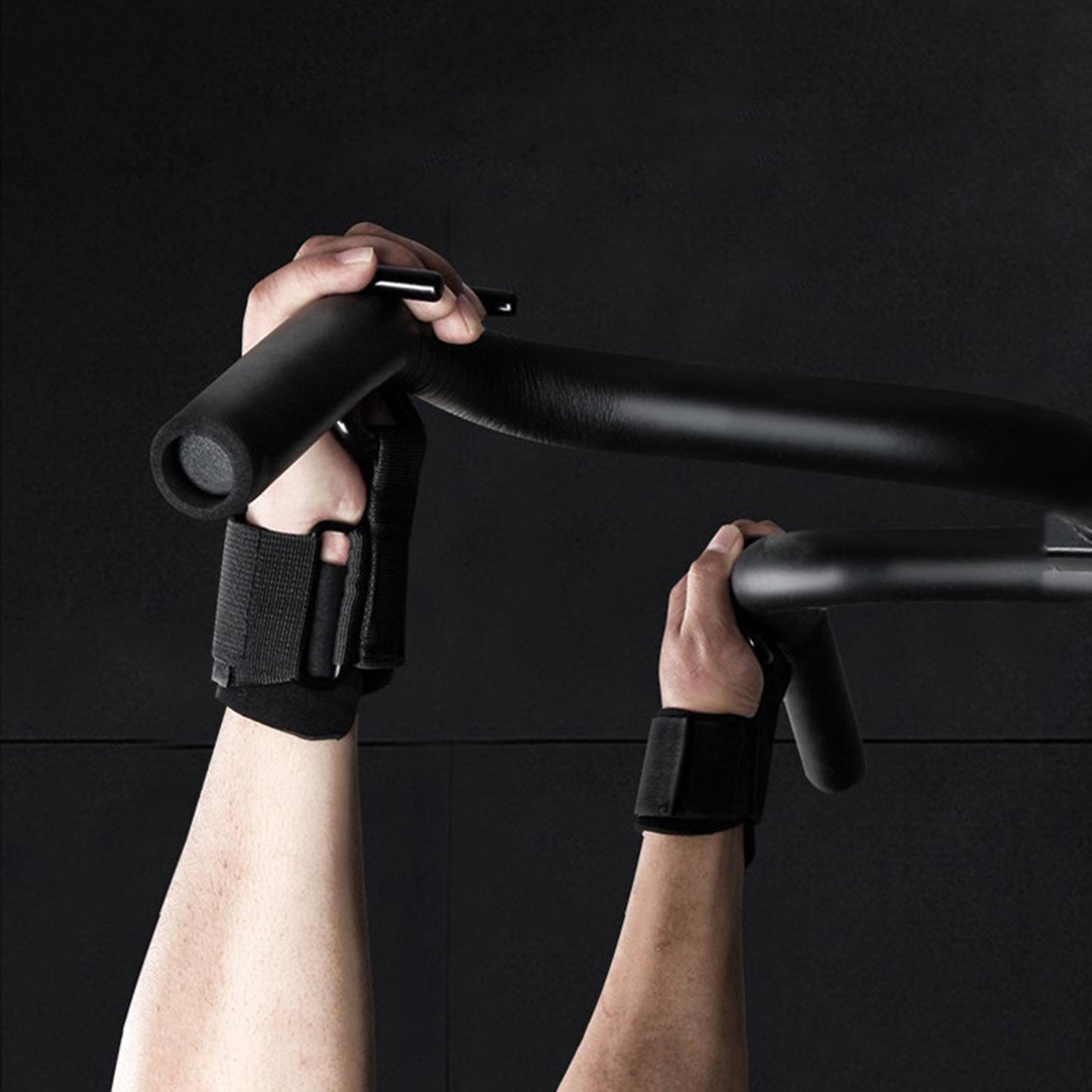 Weight Lifting Straps Wrist Support Padded Neoprene Gym Training Hand Bar weightlifting Straps Fitness Bodybuilding Power Exercise Grips