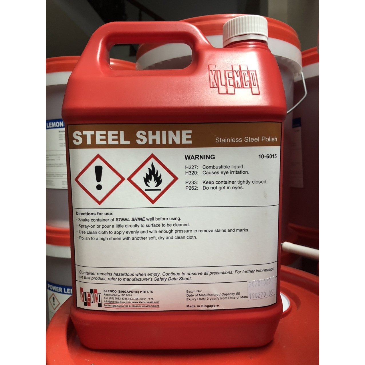 Hóa chất đánh bóng inox Steel shine (5L)