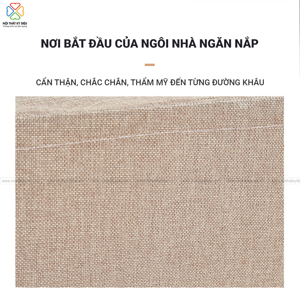 HỘP VẢI ĐỰNG CHĂN MÀN KHUNG THÉP 2 CỬA