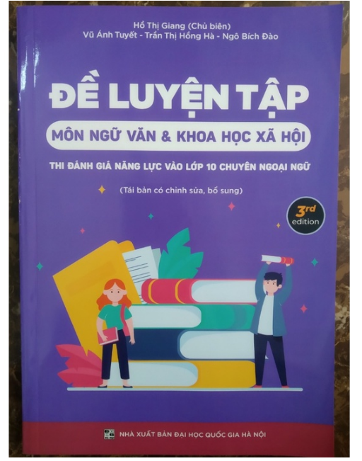 Sách - Đề luyện tập môn ngữ văn và KHXH thi đánh giá năng lực vào 10