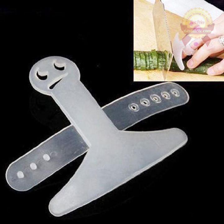 Nhựa xỏ ngón tay bảo vệ ngón tay khi thái cắt thịt rau củ quả