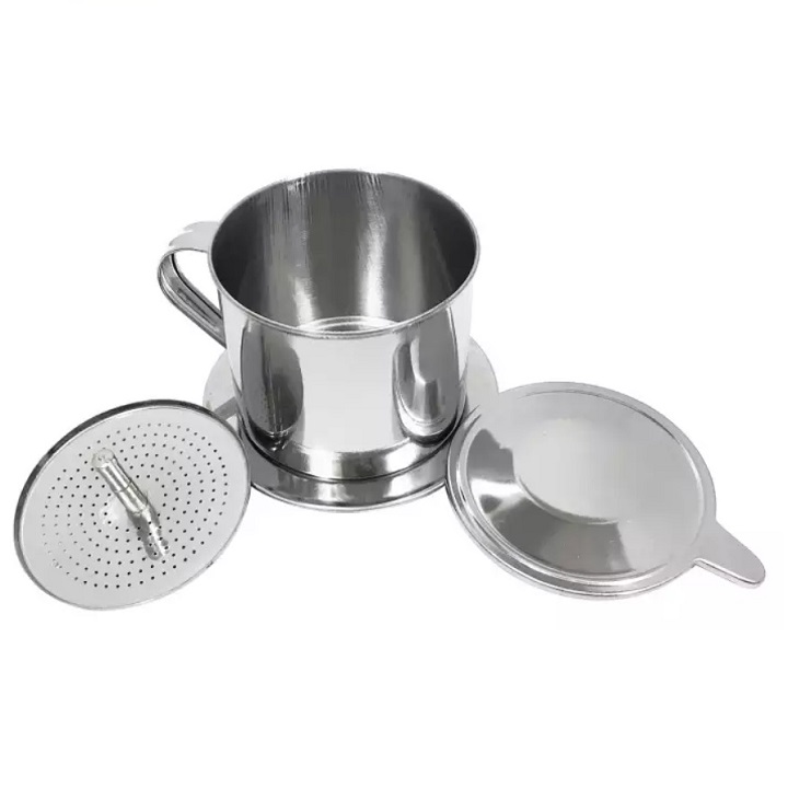 Phin pha cafe inox cao cấp không gỉ loại dày